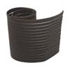 Banda elástica de seda para pesca al por mayor banda elástica hueca de nailon negro banda elástica de goma protección de cintura banda elástica de seda para pesca spandex