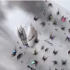 Celebridad de Internet Shell Light Mariposa Pegatinas para Uñas Maquillaje de Uñas Nuevo Maillard Hada Mariposa Delgadas Resistentes Pegatinas para Uñas Accesorios para Uñas