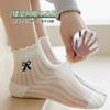 Calcetines sin hueso calcetines finos de verano para mujer calcetines de encaje con lazo calcetines de algodón de malla calcetines desodorantes absorbentes del sudor calcetines de mujer