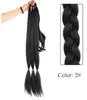 Peluca de Cola de Caballo Trenzada Grande Xuchang para Mujer, Peluca de Cola de Caballo Extensión de Cabello Wrap-Around, Peluca de Cola de Caballo Trenzas de Boxeo, Trenzas en Stock