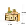 Calendário Perpétuo de Madeira Guochao Wenchuang Decoração de Mesa Atividades Festivas da Empresa Enviar para Clientes e Amigos Cerimônia de Acompanhamento