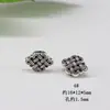 Aleación Plata Xizang Nudo Chino trasero Cuentas Huecas de Nube diy estilo étnico vintage nudo auspicioso nudo Unicom accesorios colgantes para coche