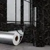 Papel de parede imitação mármore autoadesivo à prova d'água à prova de umidade para casa sala de estar parede de fundo de TV adesivos papel de parede decorativo feio