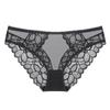 Comercio Exterior Transfronterizo Talla Grande para Mujer Encaje Entrepierna Transpirable Encaje Algodón Puro Sexy Estilo Lujuria Pura Calzones Recortados Cintura Baja