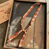 Bufanda de Seda con Cuentas Collar de Lunares para Mujer, Diseño Único, Gargantilla de Tela Ajustable, Pañuelo para el Cuello, Accesorio para Suéter