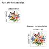 Novos Adesivos de Parede Autoadesivos de Flores Borboletas e Flores para Fábrica Janela Banheiro Banheiro Adesivos Pintura Decorativa à Prova d'Água KSA116