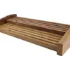 Estante de exhibición de medallas artesanía de madera, estante de almacenamiento de medallas para montar en la pared, caja de almacenamiento, artículos de almacenamiento