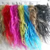 Felpa de Lana de Playa de Alta Imitación, Pelo de Cabra de Piel Artificial, Mechón Enrollado, Tela de Felpa para Juguetes de Pelo Rizado