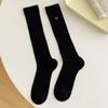 Calcetines Apilados Suxinaimin para Mujer, Primavera y Otoño, Malla Fina, Estilo Japonés, Huecos, Calcetines Largos Estilo Ins para Zapatos de Ballet, Calcetines para Pantorrilla