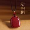 Colgante de Cinabrio de Alto Contenido, Arena Dorada Púrpura Mineral Crudo, Arena Roja Imperial, Colgante de Collar de Año de Nacimiento, Venta al por Mayor y Dropshipping