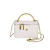Bolsa Nueva para Mujer 2026 Transfronteriza Primavera/Verano Estilo Chanel Acolchada con Cadena Lujo Ligero Gama Alta Bolso de Hombro/Cruzado