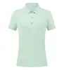 Camisa Polo Casual de Negócios Masculina com Gola Lapela, Manga Curta, Respirável, Resistente a Amassados, Roupa de Trabalho, Polo para Golfe