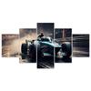 Pintura en Lienzo Sin Marco de Cinco Enlaces de Carreras F1 de Venta Caliente Transfronteriza Pintura Decorativa para Pared de Fondo de Sofá de Cabecera de Dormitorio de Hotel Pintura Colgante