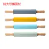 Mini rodillo de silicona para el hogar Rodillo pequeño para niños Rodillo antiadherente para hornear Masa para dumplings Palo de harina