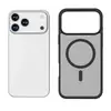 Capa de Celular Apple 18promax Aplicável Transfronteiriça Fosca Sensação de Pele Magnética iPhone 17 Simples Anti-queda Capa Protetora