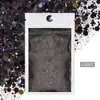 Amazon Polvo Gel Brillantina para Cara Cuerpo Lentejuela Mariposa Estrella de Cinco Puntas Arte de Uñas Lentejuela Resina Manualidades Relleno de Cáñamo Flujo