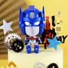 Robot Pastel Día del Niño 1 de Junio Decoración Gashapon Transformación Niño Horneando Fiesta de Cumpleaños Bebé Niños 1 de Junio
