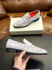 Mocasines de cuero gamuza de alta gama, con pespunte superior STN, cómodos zapatos casuales de caballero de suela plana para exportación