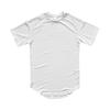 Camiseta esportiva de malha respirável de secagem rápida, lisa, sem logo, para homens musculosos, traje de treino para fitness ao ar livre, verão