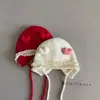 Gorro de Bebé Otoño e Invierno Niña Bebé Tejido de Lana Lindo Súper Lindo Meses de Edad Protección Auditiva Orejas de Princesa Cálido Encaje