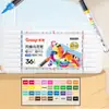 Domina el Set de Marcadores Acrílicos Líquidos Directos 5105 con Puntas Suaves Individuales, Gran Capacidad, Colores No Transparentes y Colores Apilables