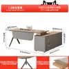 Mesa de Escritório Mesa de Chefe Mesa de Supervisor Gerente Combinação de Mesa e Cadeira para Computador Mesa Executiva de Liderança Mesa de Escritório Simples Moderna