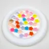 Mini grampo de cabelo pequeno infantil acessórios de cabelo de plástico com glitter presilha de cabelo fofa de gelatina para cabelo de bebê trançado grampo de cabelo quebrado presilha de cabelo