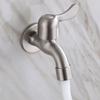 Torneira para Máquina de Lavar Roupa em Aço Inoxidável 304, Antisalpicos, Torneira de Abertura Rápida para Tanque de Lavar Mop de Água Fria Simples de 1/2 Polegada, Específica para Varanda