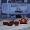 Bule Original de Argila Vermelha de Chaozhou Guanxin, Bule Premium Semi-Artesanal, Bule Tradicional de Pequena Capacidade para Chá Gongfu