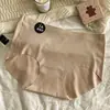 Serie de colores Morandi de verano, bragas sin costuras de cintura media para mujer, fuelle de seda antibacteriana 7A, bragas triangulares de seda helada para niñas