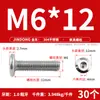Tornillo Hexagonal de Acero Inoxidable 304 para Muebles, Cabeza Plana Grande, Borde Invertido, Tornillo de Cabeza Redonda, Perno de Borde Invertido