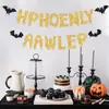 Bandeirola de Morcego para Halloween Pingente Decoração Pronta Cenário de Festa Parede de Fundo Adereços Guirlanda Atacado