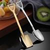 Cuchara creativa de acero inoxidable 304 para sandía subred Cuchara pala de ingeniero roja Cuchara para helado Cuchara para postre Cuchara pala