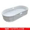 Bandeja flutuante para piscina e fonte termal, cesta redonda de rattan em formato de coração, adequada para pousadas, hotéis e vilas, com porta-copos e bandeja de café da manhã