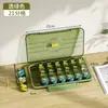 Wg6Q Caixa de Pílulas Embalagem Portátil Caixa de Armazenamento Três Refeições por Dia Mini Portátil Pequenos Itens Selado Viagem