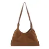 Bolso Tote de Gran Capacidad Nuevo Vintage Primavera Temprana 2026, Bolso de Gamuza, Bolso Cubo Casual, Bolso de Hombro Artístico