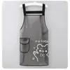 Delantal de cocina impermeable y a prueba de aceite sin mangas, delantal simple impermeable semitransparente nuevo para catering y productos acuáticos