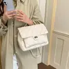Bolsa de Ombro Dupla Padrão Diamante Estilo Chanel Pequena Feminina 2026 Nova Mochila de Viagem Grande Capacidade Portátil Mochila Escolar para Estudantes