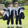 Uniformes Escolares Primários, Jaquetas de Outono e Inverno, Uniformes Esportivos de Três Peças Removíveis para Jardim de Infância, Uniformes de Aula de Outono para Crianças