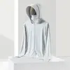 Novo verão UPF50 + casal ao ar livre roupas de proteção solar gelo aba destacável proteção UV roupas de proteção solar