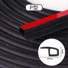 Tira Selladora para Coche Tira Impermeable para Techo Solar Tipo T Universal Adhesiva Parabrisas Delantero y Trasero Antifugas Impermeable Antifugas