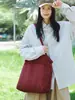2026 Nuevo Bolso Tote Casual Versátil de Lunares Estilo Vintage Ins para Mujer, Bolso de Hombro de Gran Capacidad para Estudiantes Universitarios