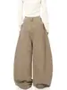 Calça de Pierna Larga Jeans com Estampa de Letras Americano Quente Europeu e Americano Cross-Border Hip-Hop Calças Largas Femininas Figura em Pera Calças Largas Tendência