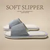Chinelo de Linho para Mulheres 2025 Novo Universal Quatro Estações Casa Interior Antiderrapante Anti-Odor Algodão e Linho Chinelos para Homens Primavera
