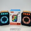 Novo Alto-falante Bluetooth para Desktop 933Pro com Luz RGB Colorida, Suporte para Celular, Subwoofer Portátil Cl933, Áudio