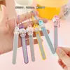 Lixa de Unha Criativa de Gatinho Fofo de Desenho Animado para Meninas, Ferramenta Portátil Colorida para Polimento de Unhas