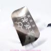 Vendas Diretas de Fábrica Shandong Linyi Caixa de Presente Placa Metálica com Marca Registrada Aço Inoxidável Impressão Colorida Plaqueta Adesiva Logotipo de Metal Ferragens