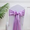 Venta al por mayor de fábrica cinta de satén de color sólido para banquete, decoración de respaldo de silla de boda, funda para silla, lazo, flor, cinturón, accesorios