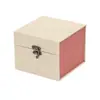 Caja de Brocado con Hebilla de Lino Caja de Barro Morado Caja de Empaque Caja de Regalo Lámpara de Edificio Caja de Brocado de Jade Antiguo Caja de Taza de Cerámica y Vidrio