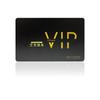 Cartão de Membros Vip Fitness para Clubes Esportivos de Alto Padrão em PVC Cartão Vip Personalizado Cartão de Valor Armazenado Cartão com Tarja Magnética Cartão Preto Personalizado